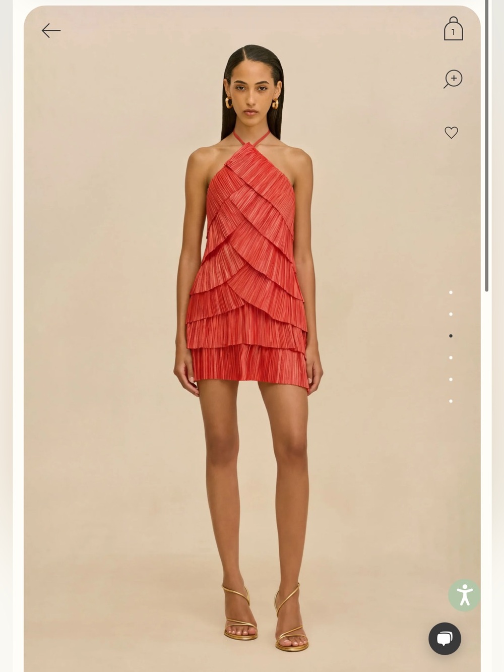 Cult Gaia Varsha Dress in Canyon - Picture 2 of 5